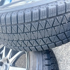バリ山 ブリヂストン ブリザック DMV3 タイヤホイール4本セットの画像