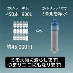 【正規品】JF-K21-C 交換用浄水器カートリッジ 12物質除去 高塩素除去の画像