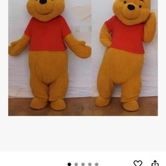 くまのプーさん 着ぐるみ 一式の画像