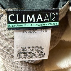 mont-bell CLIMA AIR フリースベスト XLの画像