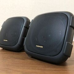 東芝AVスピーカーシステムSX-10 LRセット ボックス型スピーカー TOSHIBAの画像