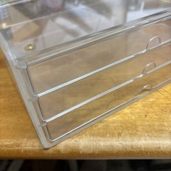 無印良品クリア引き出し収納ケースの画像