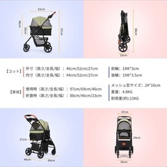 ペット用ベビーカーの画像