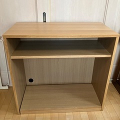 無印良品　収納棚　木製ラック　キッチン　リビング　収納　の画像