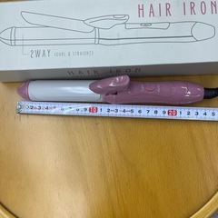コンパクトヘアアイロン　2WAY  カール&ストレートの画像