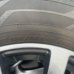 スタッドレス　ホイールセット4本　195/65R15 2021年製 ヨコハマ　アイスガードIG60 プリウス30.50に！バリ山！の画像