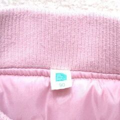 子ども服 キッズ服 サイズ90 ジャンバー ピンク色の画像