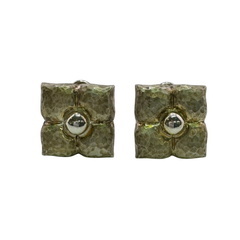 ティファニー TIFFANY&Co. イヤリング フラワー ハマード 925 14.2g シルバーの画像