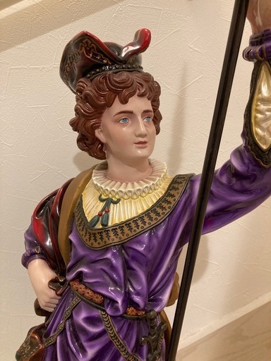 希少　レトロ　大型　中世ヨーロッパの騎士の置物