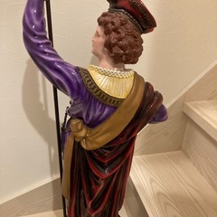 希少　レトロ　大型　中世ヨーロッパの騎士の置物の画像