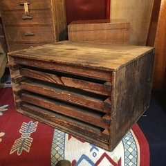木製書類引き出し【F00998】