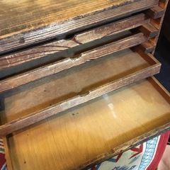 木製書類引き出し【F00998】の画像