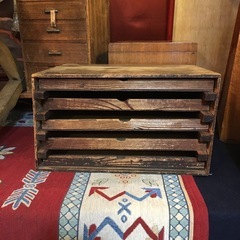 木製書類引き出し【F00998】の画像