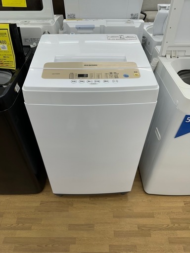 【ドリーム川西店御来店限定】☆ジモティー見たよ♪割引☆ アイリスオーヤマ 洗濯機 IAW-T502EN 5.0kg 2021 動作確認／クリーニング済み 【99560000031244】