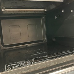 O2510-585 Panasonic オーブンレンジ NE-BKM401-W 2015年製 通電確認済み オーブントレイ付き キズ汚れ有り 現状お渡しの画像