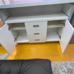 【リサイクルサービス八光】幅120㎝　ニトリ　キッチンキャビネット シルキー3-120の画像