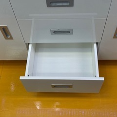 【リサイクルサービス八光】幅120㎝　ニトリ　キッチンキャビネット シルキー3-120の画像