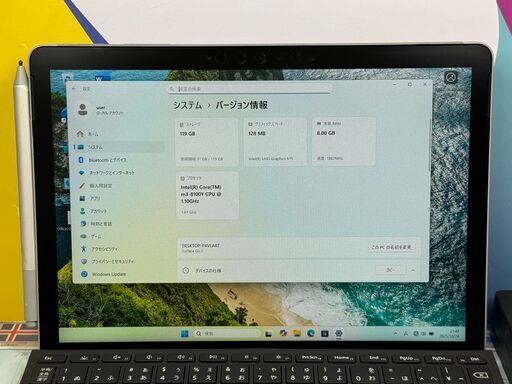 JC06102　極美品 Surface Go 2 10.5型 ペン 8GB Office2024　コンパクト　軽量