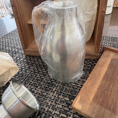 錫(スズ)の酒器セット　未使用品の画像