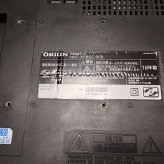 ORION製32型液晶テレビ NHC-321B (LC-019)の画像