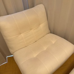 【2点セット】Moln 1人掛けソファ+オットマン / 家具365の画像