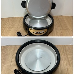【美品】電気グリル鍋 着脱プレート2.8L (株)KOM HG-135【現金 PayPay オンライン決済お支払い出来ます】の画像