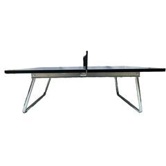 MINI卓球台　ラケット2本付き　約82.0cm×51.5cm　高さ約25.2cm　折りたたみの画像