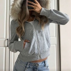 ギャル　冬服セット　ニット　パーカー　ファーの画像
