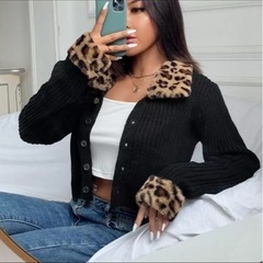 ギャル　冬服セット　ニット　パーカー　ファーの画像
