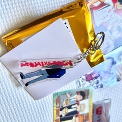 孤爪研磨　ハイキュー　すき家　BSIDE トウキュー　アクリルキーホルダー　ステッカー　カード　コラボ　特典　フィッシュソーセージの画像