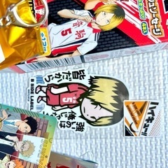 孤爪研磨　ハイキュー　すき家　BSIDE トウキュー　アクリルキーホルダー　ステッカー　カード　コラボ　特典　フィッシュソーセージの画像
