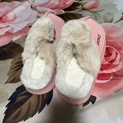 SPORT ファー付きスリッパ 40-41サイズの画像
