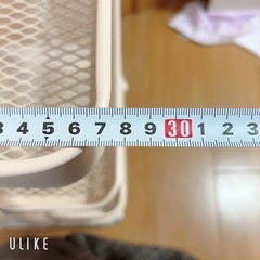 ニトリ スチールワゴン ベージュの画像