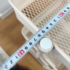ニトリ スチールワゴン ベージュの画像