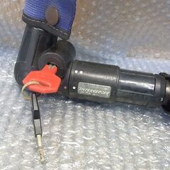 大型バイク用　ロックワイヤー INTERCEPTER　直径約 50cm　中古品の画像