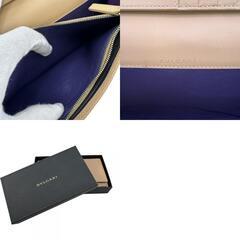 ブルガリ BVLGARI 長財布 ビーゼロワン サークルロゴクリップ 二つ折り ベージュの画像