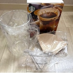 新品スタバ⭐︎ドリップコーヒー、カリタのコーヒーミル、ニトリのポット、その他一式の画像