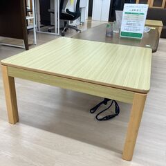 A-392★ジモティ割引あり★【リユースのサカイ野々市店】こたつ 木目線あり　75(幅)×75(奥行き)×40(高さ)cm　※クリーニング済みの画像