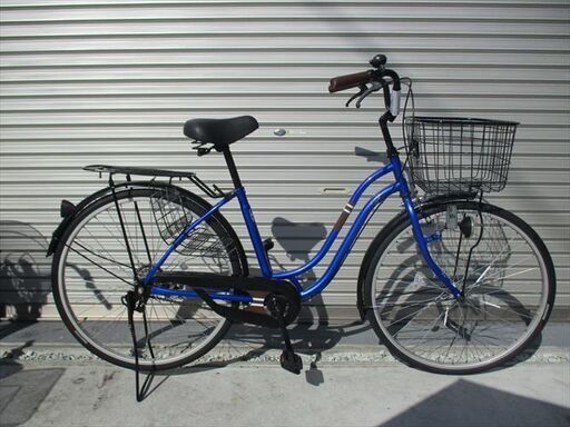 E619★限定特価★ 中古自転車 【　26インチ　ママチャリ　青　 】