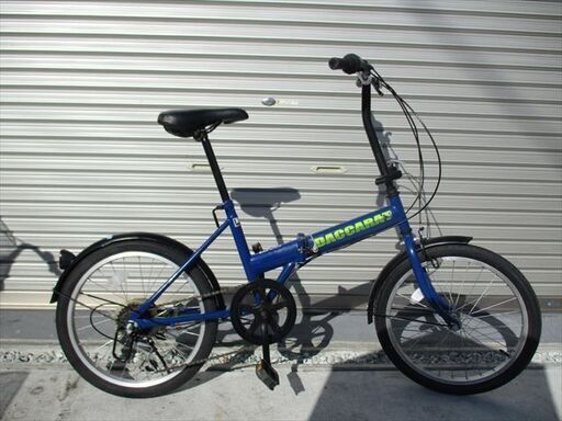 E620★　8800円★　折りたたみ中古自転車【20インチ 青 】