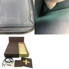 ルイヴィトン LOUIS VUITTON 長財布 ダミエ アンフィニ ヴェルティカル ジッピーウォレット N63549 ブルーの画像