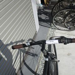 E622★　11000円★整備済み スポーツ中古自転車 【クロスバイク　黒　49㎝】の画像