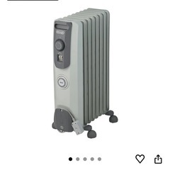 デロンギオイルヒーター　新古品　RHJ10F0812-SG つくば市も可の画像