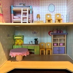 ドールハウス木製展示のみの画像