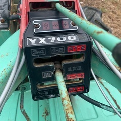 ヤンマー耕運機7馬力YX700実動中古の画像