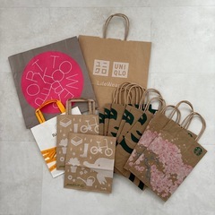紙袋 ショッパー まとめ売り 45枚の画像