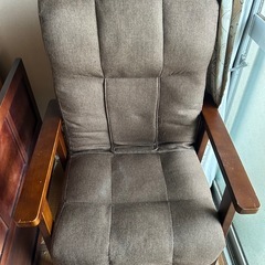 木製リクライニングチェアの画像