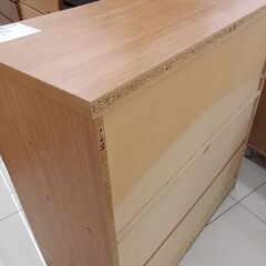 ★リユースのサカイ日立店★HJ8133  チェスト ナチュラルブラウン H92×D44.5×W87.5 クリーニング済み の画像