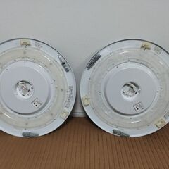 【お届けも可能です】NEC★LEDシーリングライト2個セット 6畳8畳 調光調色可能 リモコン付き 天井照明 35Wの画像
