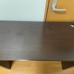 ⚠️相談中⚠️　ニトリ　机　PCデスク　ブラウン　100×45×76cmの画像